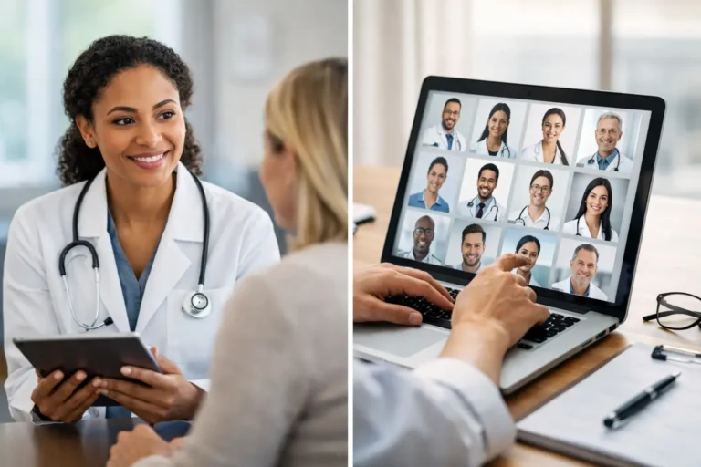 Doctor verificado vs directorio médico