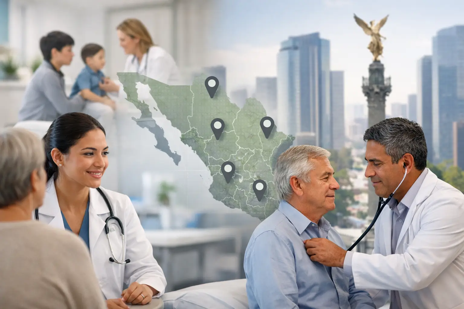 Especialistas médicos por ubicación en México