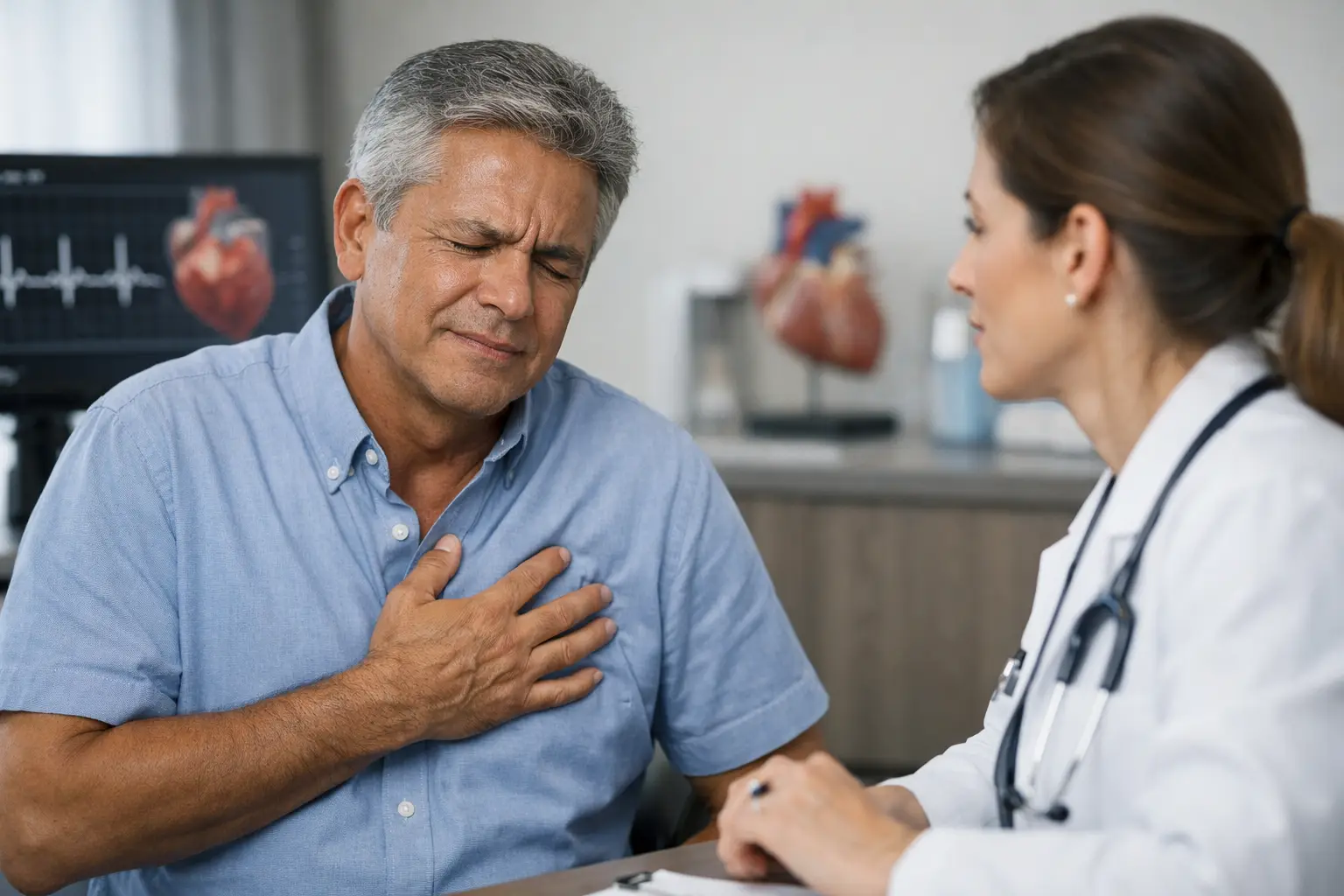 Cuándo ir urgente al cardiólogo: señales de alarma