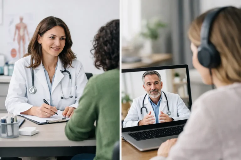 Consulta presencial o consulta virtual: cuál elegir