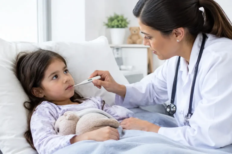 Fiebre infantil persistente y señales de alerta