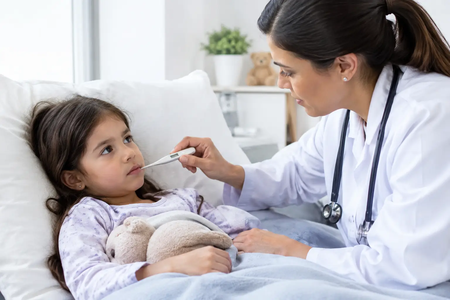 Fiebre infantil persistente y señales de alerta