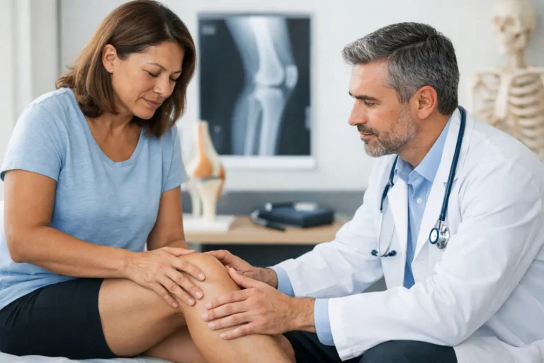 Guía dolor de rodilla y especialista adecuado