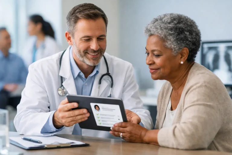 Un ejemplo de reputación médica verificada